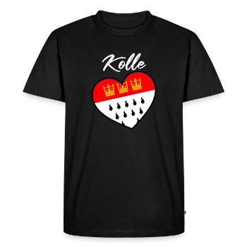 Cologne Cologne Carnival Alaaf Kölner Kölsch Veedel - Men's Premium Organic T-Shirt - black - Front - Nico (187cm)