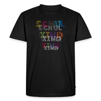 Première classe 2025 - T-shirt Premium bio Homme - noir - Devant - Nico (187cm)