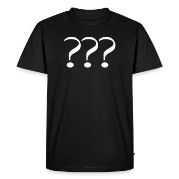 L’inconnu - T-shirt Premium bio Homme - noir - Devant - Nico (187cm)