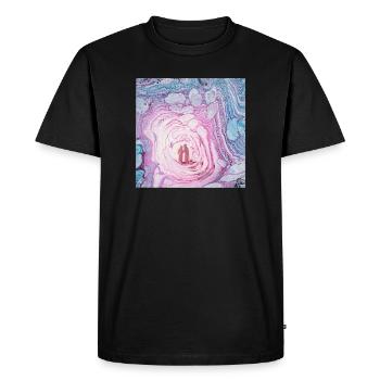 Lieu mystique - T-shirt Premium bio Homme - noir - Devant - Nico (187cm)