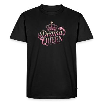 Drame Reine Reine Princesse Estime de soi Femmes - T-shirt Premium bio Homme - noir - Devant - Nico (187cm)
