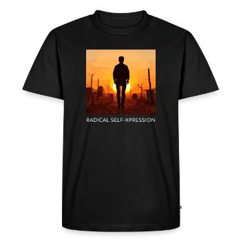 Radical self-portrayal - Men's Premium Organic T-Shirt - black - Front - Nico (187cm)