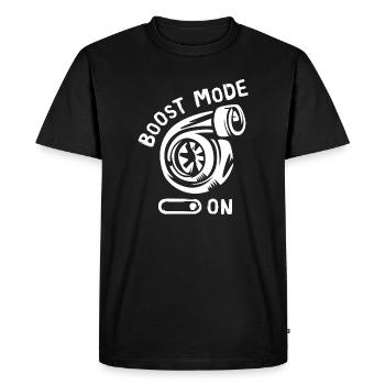mode boost activé - Turbo Cartoon pour les fans de voitures tuner - T-shirt Premium bio Homme - noir - Devant - Nico (187cm)