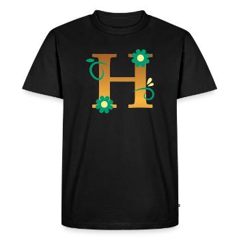 H - T-shirt Premium bio Homme - noir - Devant - Nico (187cm)