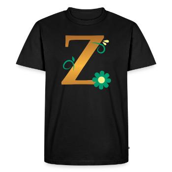 Z - T-shirt Premium bio Homme - noir - Devant - Nico (187cm)