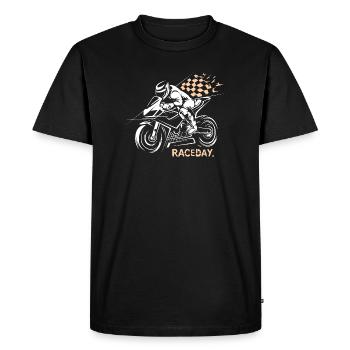 Motorcycle Racing - Raceday Superbike Racing - Men's Premium Organic T-Shirt - black - Front - Nico (187cm)