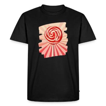 Sucette sucette bonbons bonbons - T-shirt Premium bio Homme - noir - Devant - Nico (187cm)