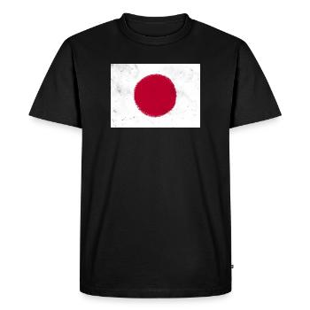 Drapeau du Japon - T-shirt Premium bio Homme - noir - Devant - Nico (187cm)