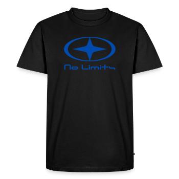 Aucune limite - T-shirt Premium bio Homme - noir - Devant - Nico (187cm)