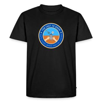 Rats laugh when they're tickled - Men's Premium Organic T-Shirt - black - Front - Nico (187cm)
