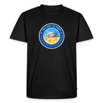 Starfish do not have brains - Men's Premium Organic T-Shirt - black - Front - Nico (187cm)