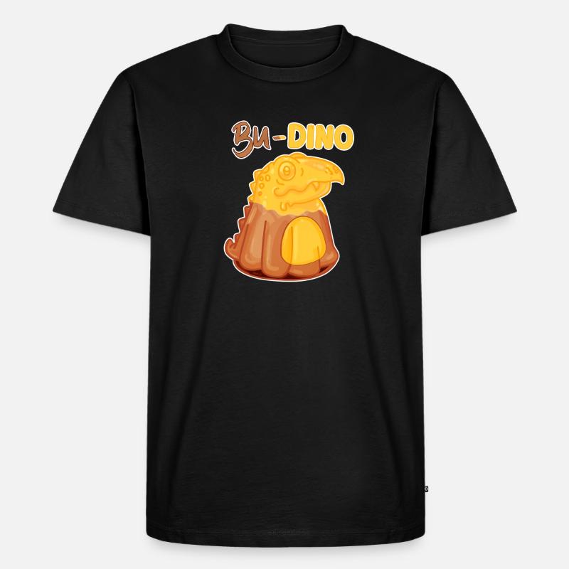 Pudding - Männer Premium Bio T-Shirt - Schwarz