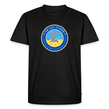 A Narwhal's tusk is actually a tooth - Men's Premium Organic T-Shirt - black - Front - Nico (187cm)