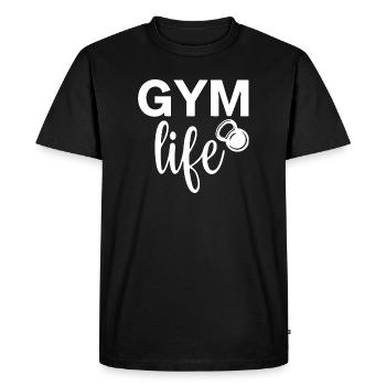salle de sport comme la conception de motivation de fitness - T-shirt Premium bio Homme - noir - Devant - Nico (187cm)