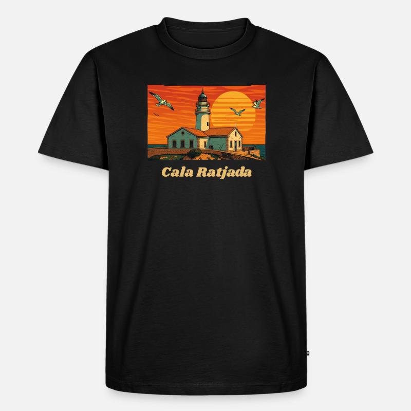 Cala Ratjada - Mallorca - Männer Premium Bio T-Shirt - Schwarz