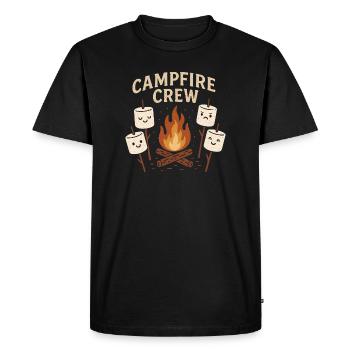 Équipe de feu de camp - Groupe de feu de camp Marshmallow - T-shirt Premium bio Homme - noir - Devant - Nico (187cm)