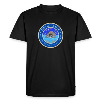 Bats are the only flying mammal - Men's Premium Organic T-Shirt - black - Front - Nico (187cm)