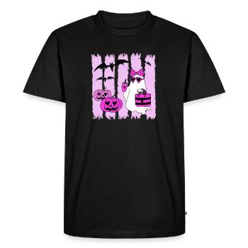 Fantôme de la mode - T-shirt Premium bio Homme - noir - Devant - Nico (187cm)