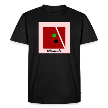 TENNIS MOMENTS CRITICAL SECONDS - Men's Premium Organic T-Shirt - black - Front - Nico (187cm)
