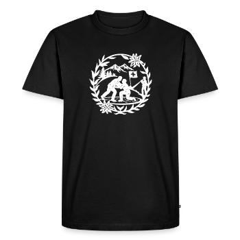 Schwingfest_2_white - T-shirt Premium bio Homme - noir - Devant - Nico (187cm)