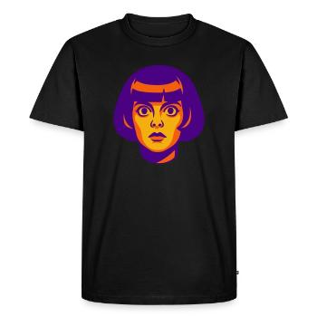 Hypno Femme Pop - T-shirt Premium bio Homme - noir - Devant - Nico (187cm)
