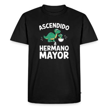 Promu à Big Brother Drôle Big Brother - T-shirt Premium bio Homme - noir - Devant - Nico (187cm)