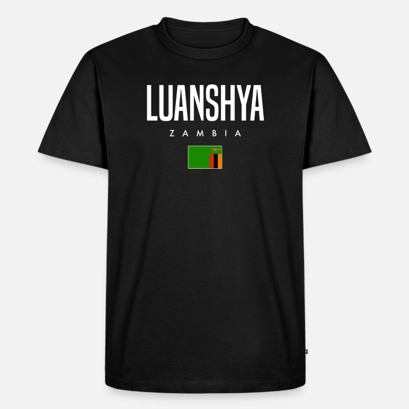 Luanshya Sambia - Männer Premium Bio T-Shirt - Schwarz