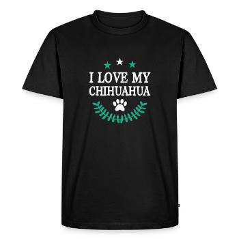 Chihuahua - T-shirt Premium bio Homme - noir - Devant - Nico (187cm)