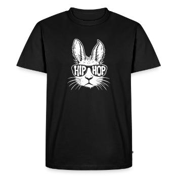 Hip Hop Culture 80s 90s Throwback Old School Vibes - Men's Premium Organic T-Shirt - black - Front - Nico (187cm)
