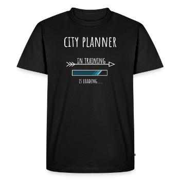 City Planner Gift Profession Education - Men's Premium Organic T-Shirt - black - Front - Nico (187cm)