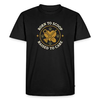Zookeeper Animal Care Worker Zoo Employee - Men's Premium Organic T-Shirt - black - Front - Nico (187cm)
