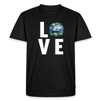 Swans Swan - Men's Premium Organic T-Shirt - black - Front - Nico (187cm)
