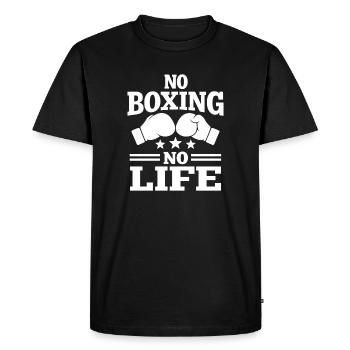 No Boxing No Life Boxing Gloves Boxing Gloves - Men's Premium Organic T-Shirt - black - Front - Nico (187cm)