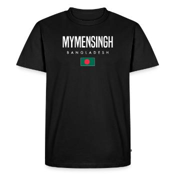 Mymensingh Bangladesh - Men's Premium Organic T-Shirt - black - Front - Nico (187cm)