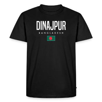 Dinajpur Bangladesh - Men's Premium Organic T-Shirt - black - Front - Nico (187cm)