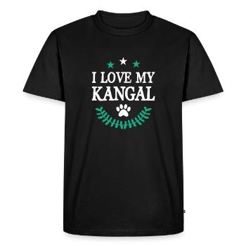 Kangal - Men's Premium Organic T-Shirt - black - Front - Nico (187cm)