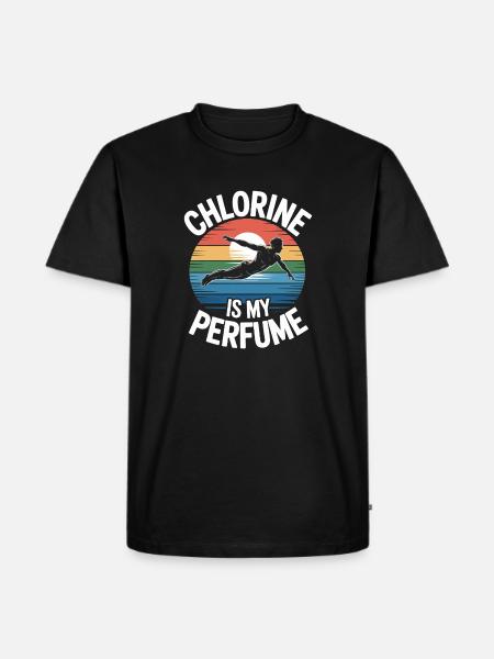 Diving diving board - Men's Premium Organic T-Shirt - black