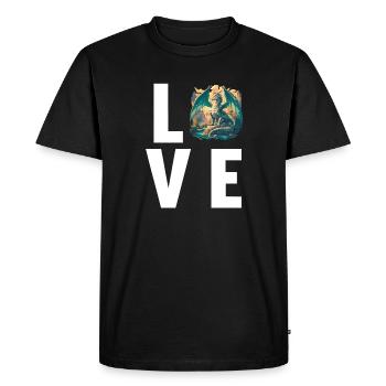 Dragon Dragon - Men's Premium Organic T-Shirt - black - Front - Nico (187cm)