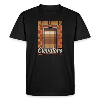 Ascenseur pour tout-petits et enfants - T-shirt Premium bio Homme - noir - Devant - Nico (187cm)