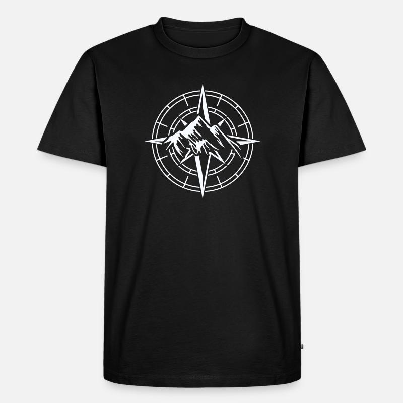 Conception de boussole d’aventure - T-shirt Premium bio Homme - noir