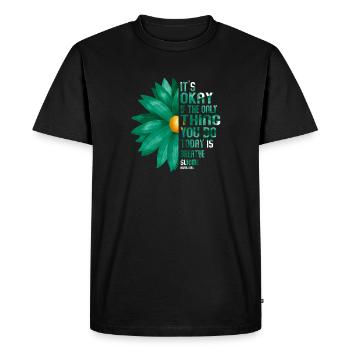Ce n’est pas grave si la seule chose est l’haleine - T-shirt Premium bio Homme - noir - Devant - Nico (187cm)