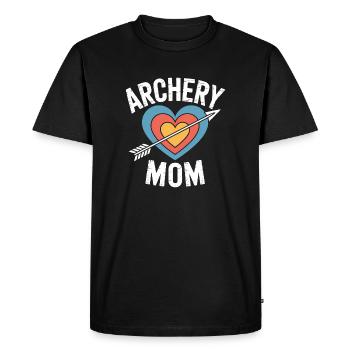 Archery Saying Mother Archery Gift - Men's Premium Organic T-Shirt - black - Front - Nico (187cm)