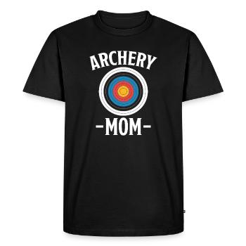 Archery Saying Mother Archery Gift - Men's Premium Organic T-Shirt - black - Front - Nico (187cm)