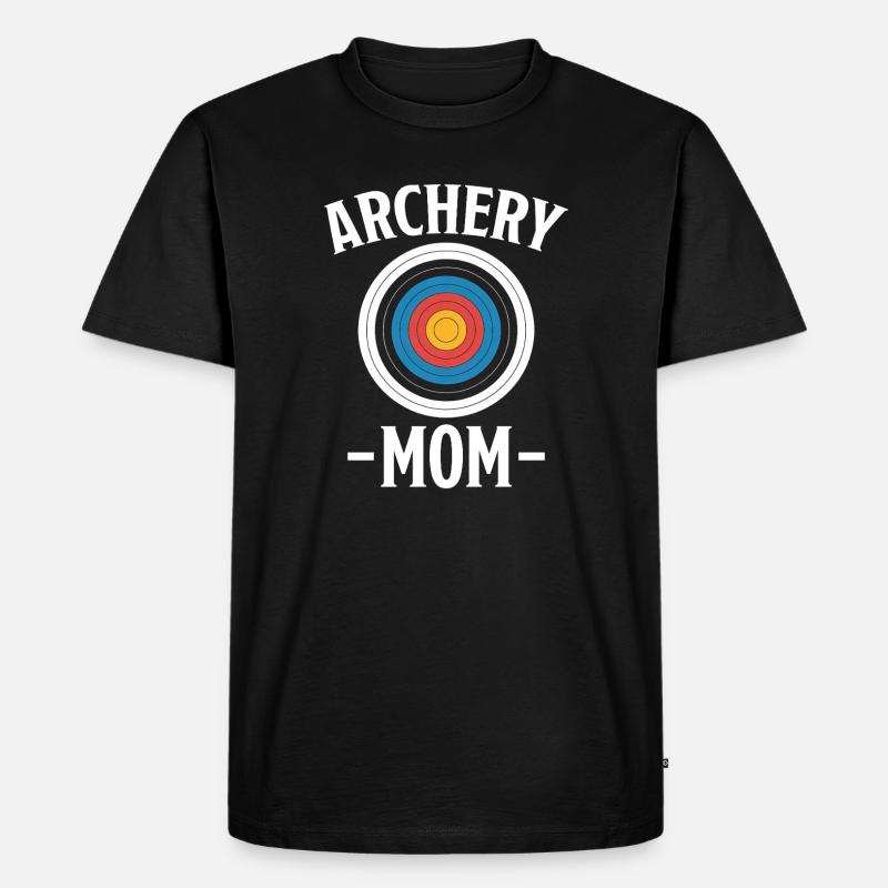 Bogenschießen Spruch Mutter Bogenschießen Geschenk - Männer Premium Bio T-Shirt - Schwarz