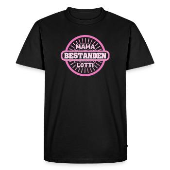 First name Lotti - Men's Premium Organic T-Shirt - black - Front - Nico (187cm)