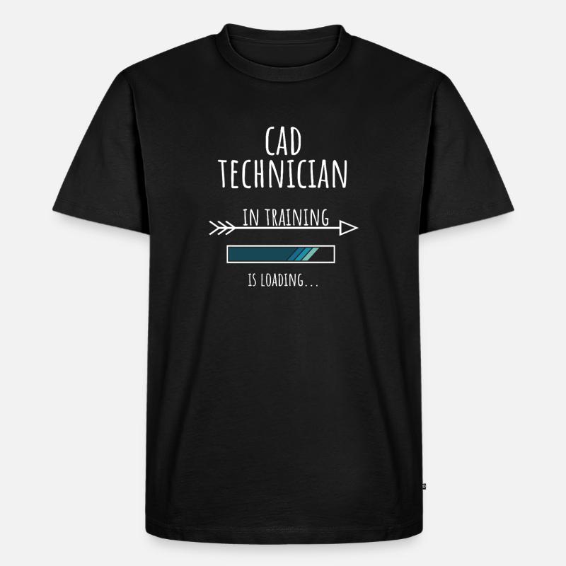 Gift Profession Training CAD Technician - Men's Premium Organic T-Shirt - black