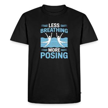 Synchronized swimming Artistic swimming Water sports - Men's Premium Organic T-Shirt - black - Front - Nico (187cm)