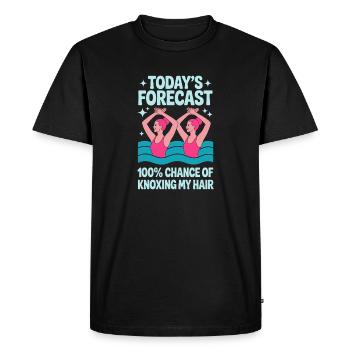 Synchronized swimming Artistic swimming Water sports - Men's Premium Organic T-Shirt - black - Front - Nico (187cm)