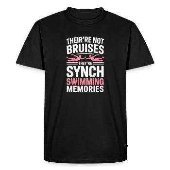 Synchronized swimming Artistic swimming Water sports - Men's Premium Organic T-Shirt - black - Front - Nico (187cm)