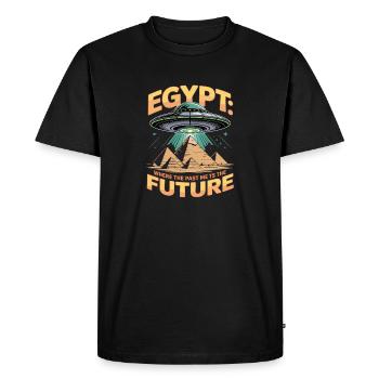 Égypte Égypte Où le passé rencontre le futur - T-shirt Premium bio Homme - noir - Devant - Nico (187cm)